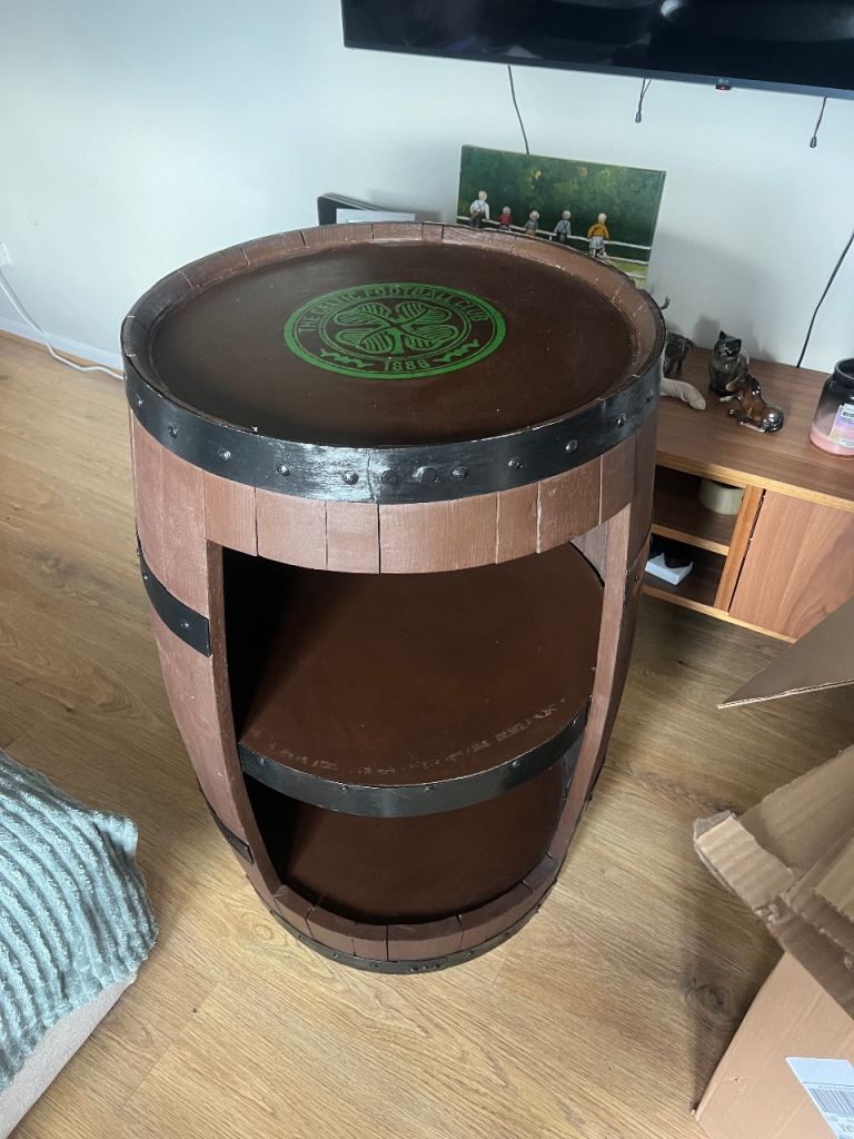 Celtic Football club barrel 