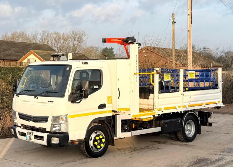 2017 MITSUBISHI CANTER 7C15 TARMAC TIPPER CHUTES MANUAL GEARS EURO6 53,000 MILES