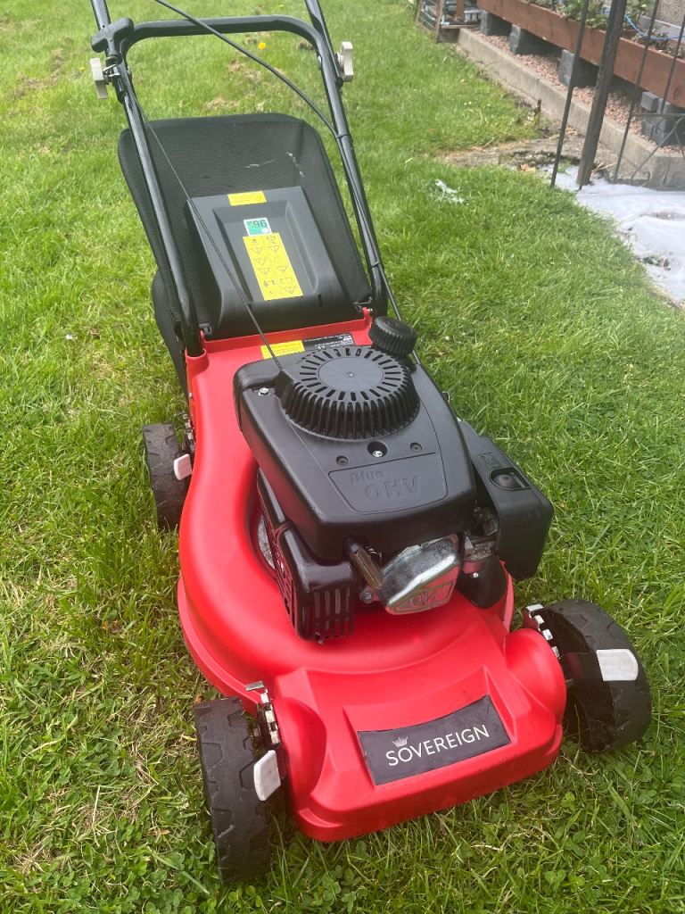 Petrol lawnmower 