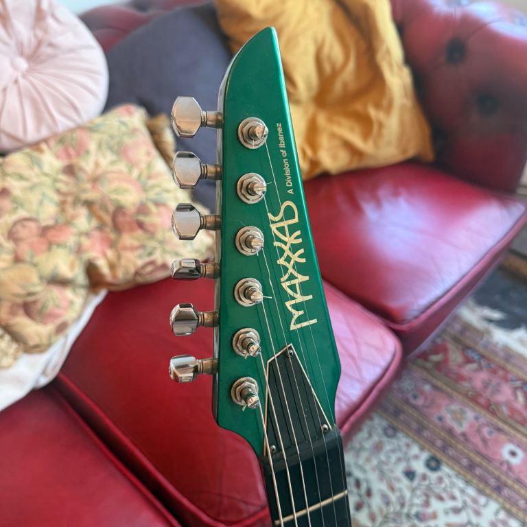 Ibanez Maxxas MX3 1988 Black Hall Electric Guitar Made In Japan