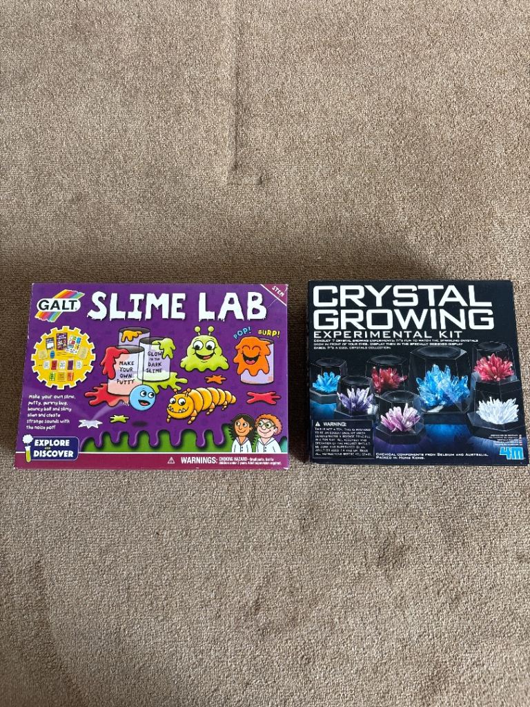 Slime lab & Crystal growing kit