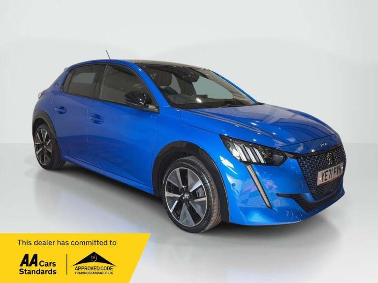 2021 Peugeot E-208 50kWh GT Auto 5dr HATCHBACK Electric Automatic
