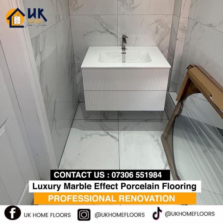 Low cost high quality marble effect porcelain flooring 