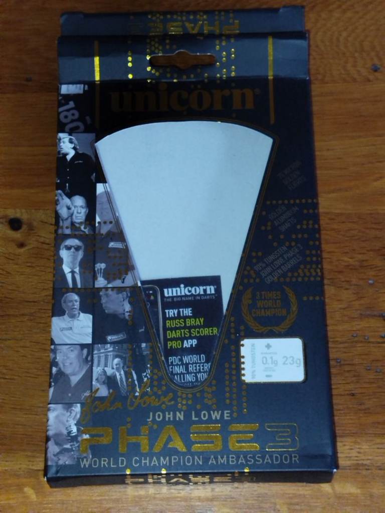 Unicorn John Lowe Phase 3 World Champion Ambassador 23g darts