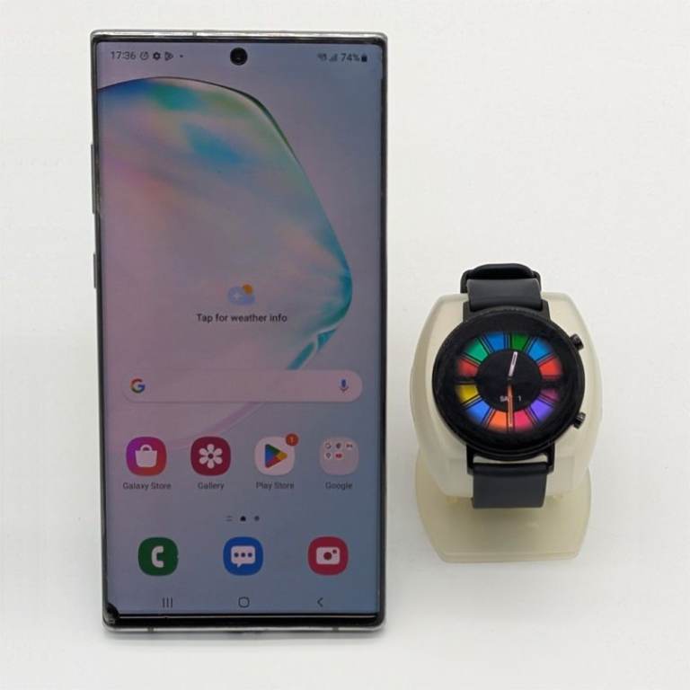 (( Samsung Galaxy Note 10+ Plus 5G 256GB Mobile Phone - Huawei Smart Watch ))