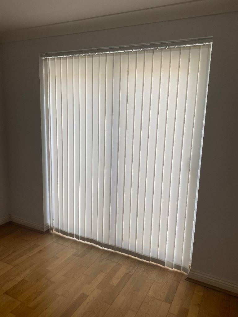 Vertical blinds for patio doors