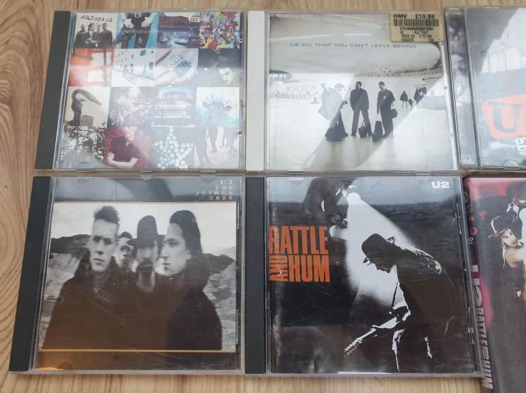 image for U2 BAND VARIOUS CDs & DVDs IN ORIGINAL CASES - SEE DESCRIPTION