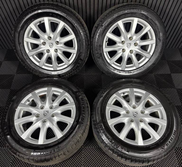18'' GENUINE PORSCHE CAYENNE MULTISPOKE ALLOY WHEELS ALLOYS TYRES