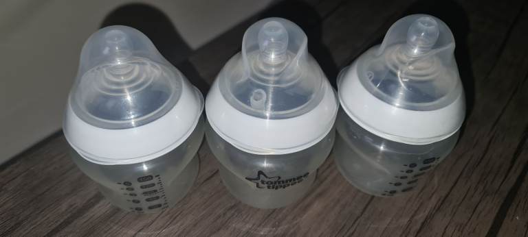 Tommee Tippee Baby Bottles x3 - Good Condition
