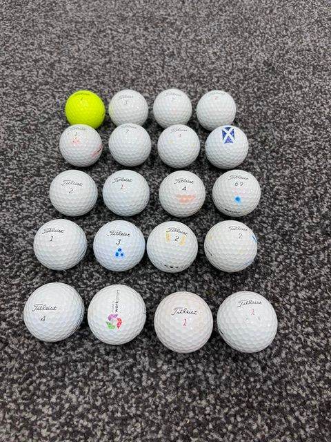20 Titleist Pro V1 Golf Balls – Grade B 
