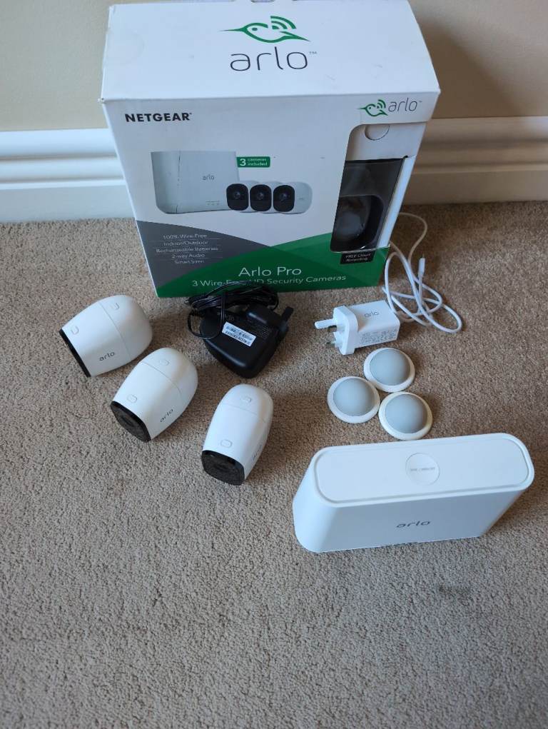 Arlo Pro 3 Wire-Free HD Security Cameras, Indoor and Outdoor