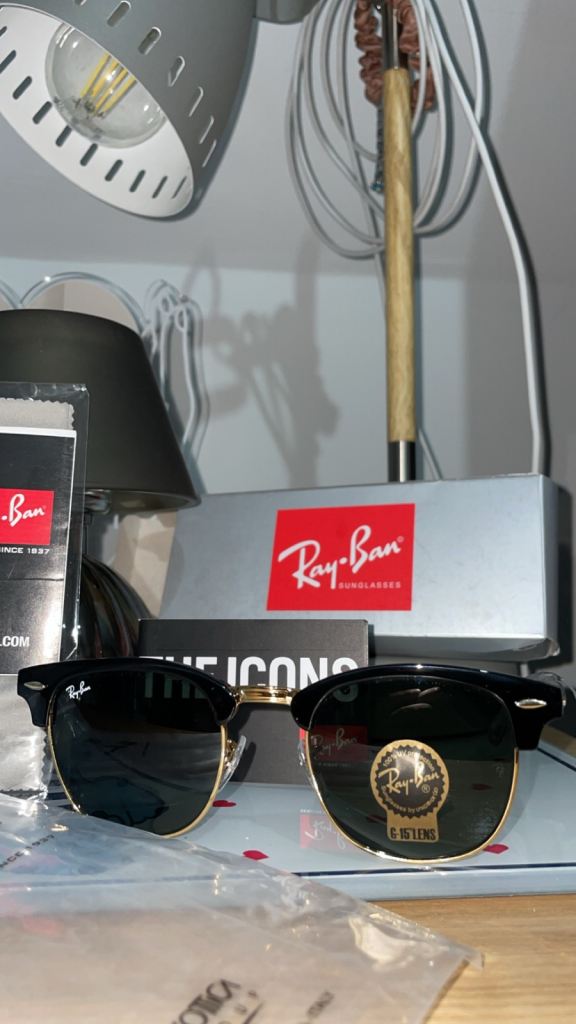 Rayban clubmaster sun glasses