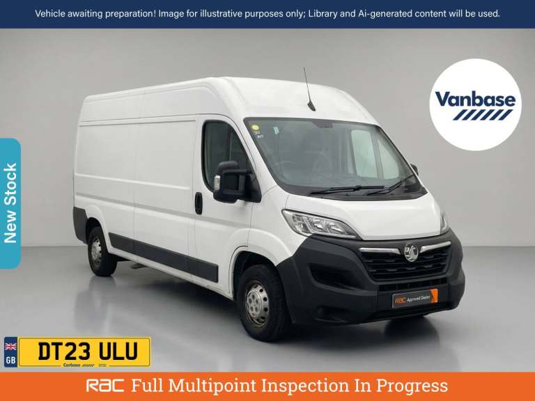 2023 Vauxhall Movano 2.2 CDTi 3500 BiTurbo Prime Panel Van 5dr Diesel Manual FWD L3 H2 Euro 6 (s ...