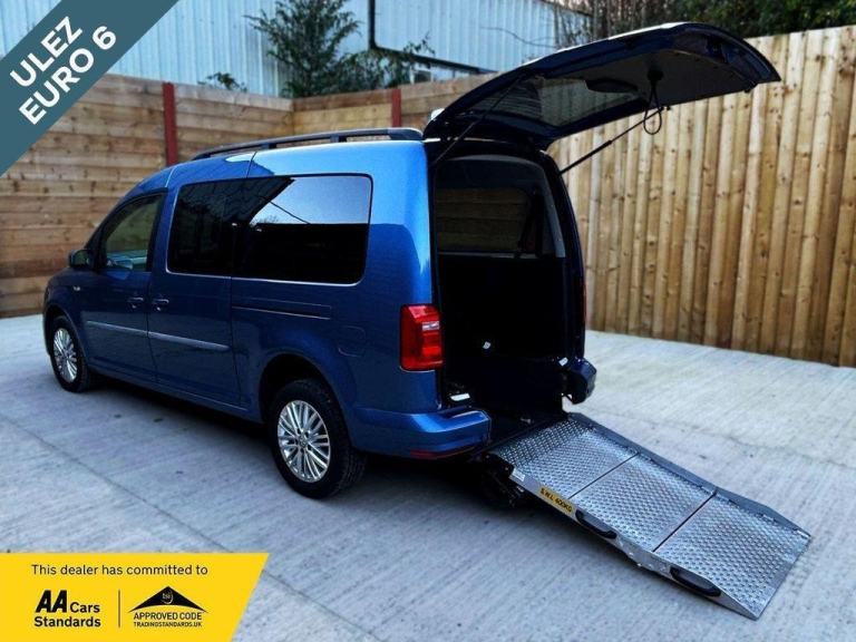 2018 Volkswagen Caddy Maxi Life 4 Seat Auto Wheelchair Accessible Disabled Acces