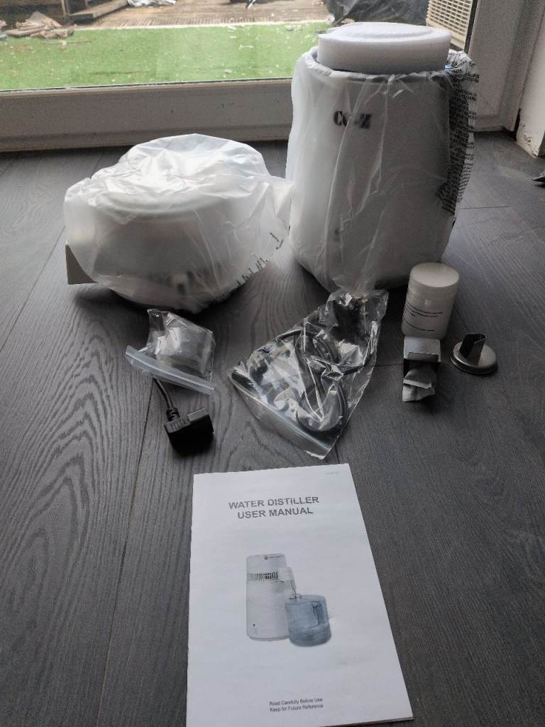 Unused new water distiller