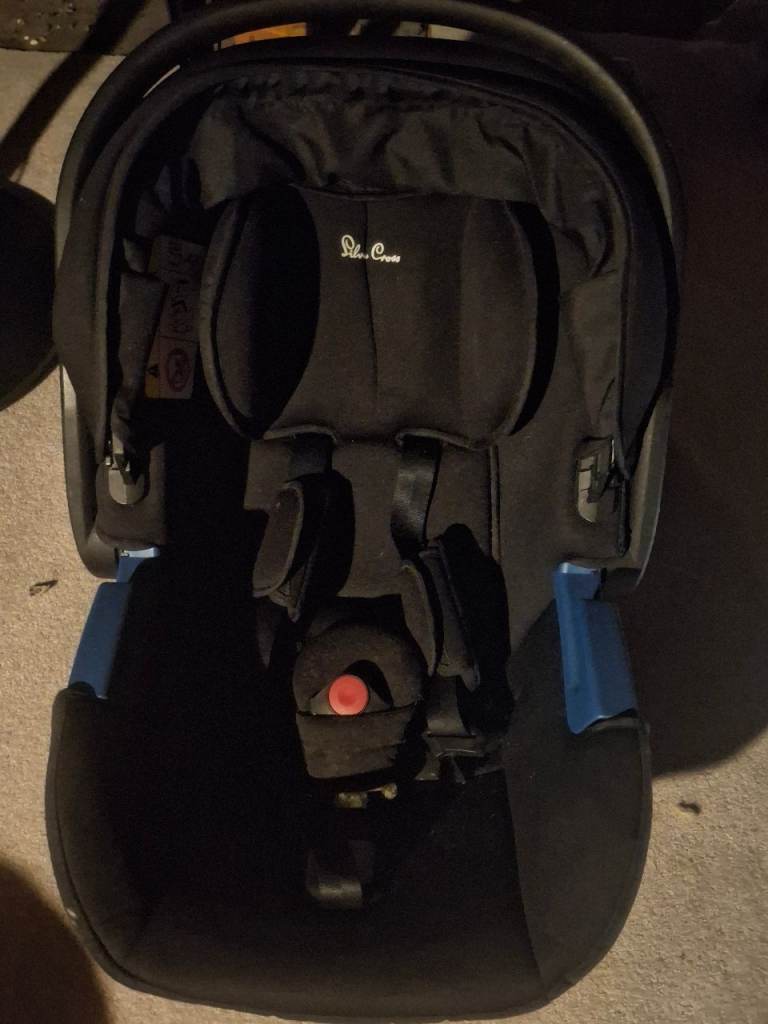 Silver Cross Baby Car Seat - Black, Good Condition