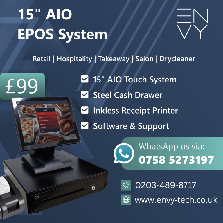 image for Full Touchscreen EPOS System for Retail or Hospitality Business