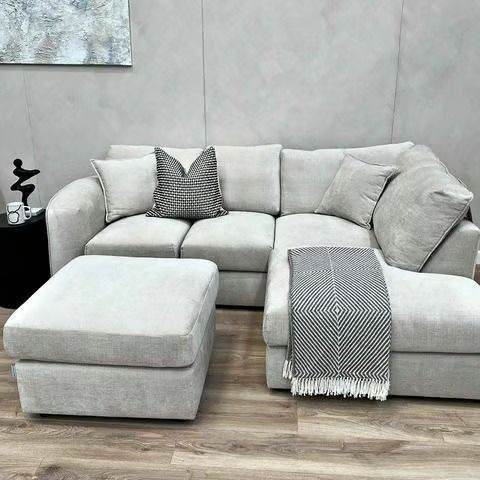🔥 Dylan Corner Sofa + 3-2 Full Set • Plush & Stylish 🛋️ • Fast Delivery • COD Available ::