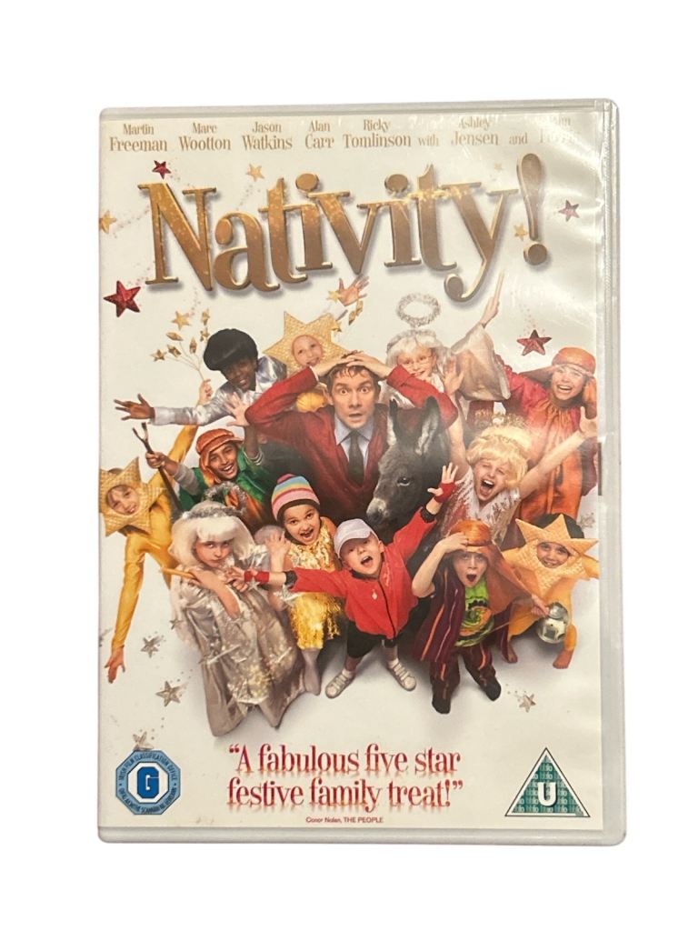 Nativity U Rated DVD FILM Kids Family Childrens Movie Rainy Sofa Days VGC