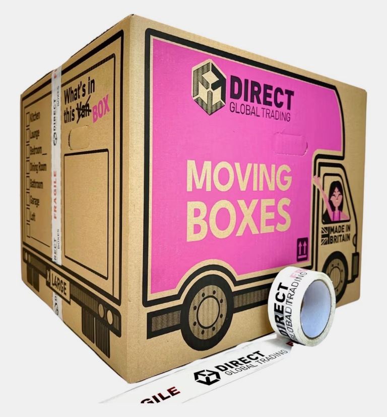 6 boxes ideal for moving