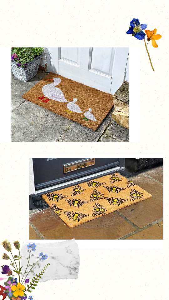 Decoir Mat BUMBLEBEES /DUCKS IN BOOTS 