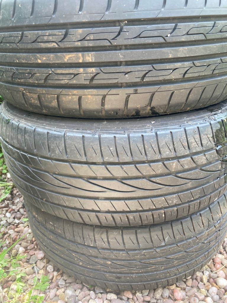 3 x 185/55R15 tyres 