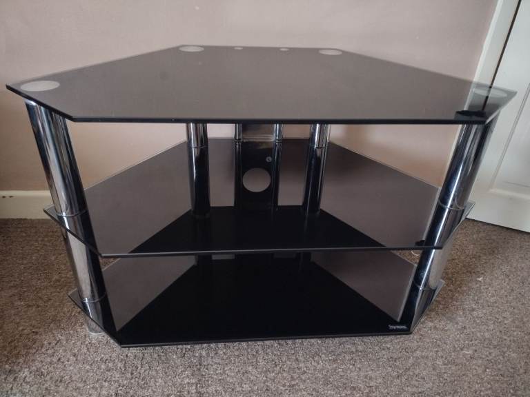 Black Laminate TV stand 