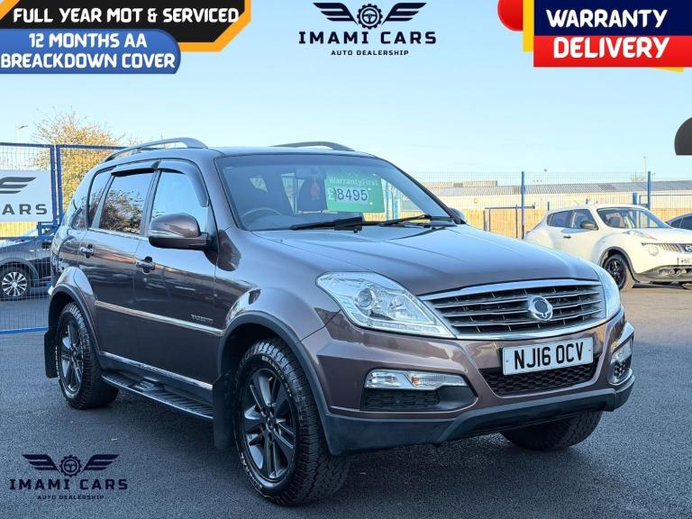 2016 Ssangyong Rexton 2.2 ELX 5dr Tip  AUTO DIESEL 76K MILES FRESH MOT SERVICED FULL HISTORY ESTA...