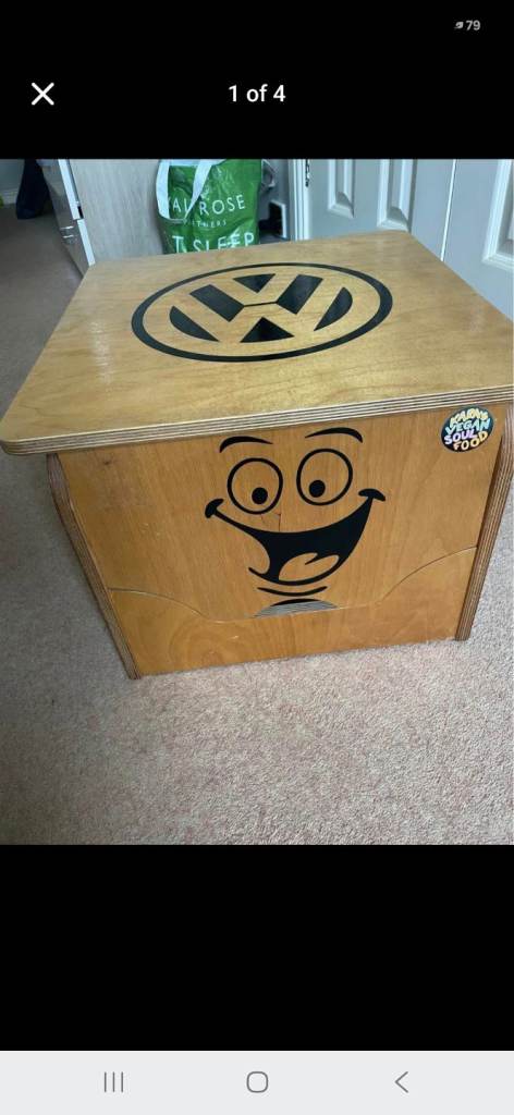 Vw buddy seat porta potti storage box