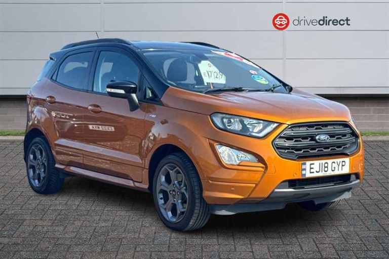 2018 Ford Ecosport 1.0 EcoBoost 140 ST-Line 5dr HATCHBACK PETROL Manual