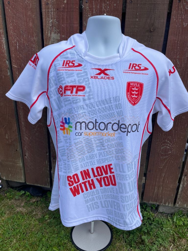 Hull kr 2018 Rare Player Little Respect Shirt In Xl(Will Oakes)