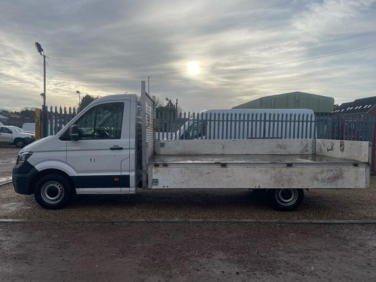 2022 Volkswagen Crafter 2.0 TDI CR35 Startline L3 LWB DROPSIDE - WHITE Dropside Diesel Manual