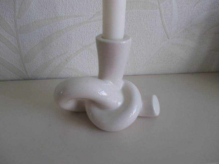UNUSUAL CHINA CANDLE HOLDER