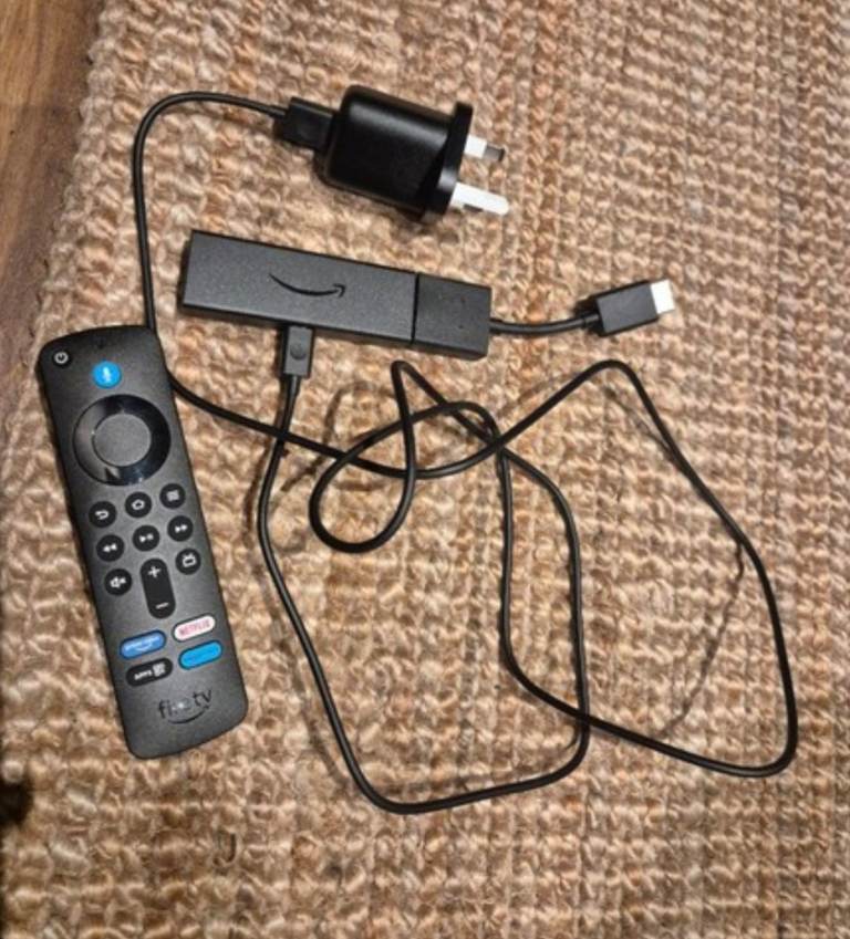 Amazon Fire TV Stick with Remote and Power Adapter