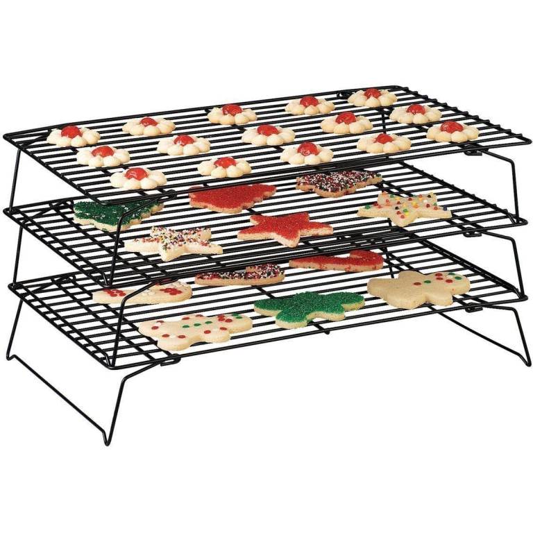 3 Tiers Cake Stand Baking Rack Stackable Cooling Tray Baking