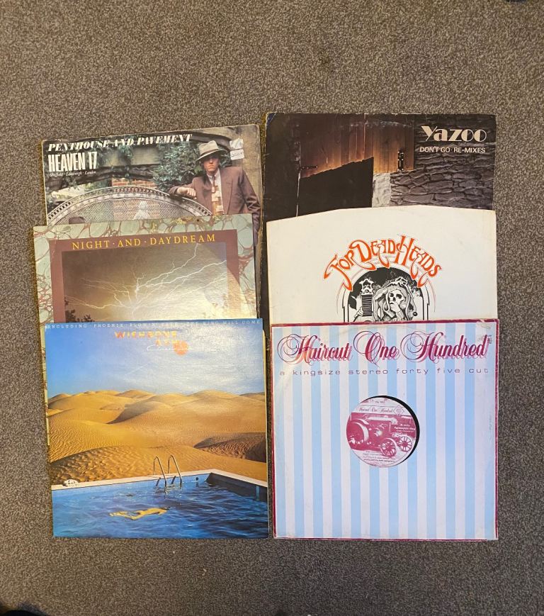 6 LPs for £15. 
