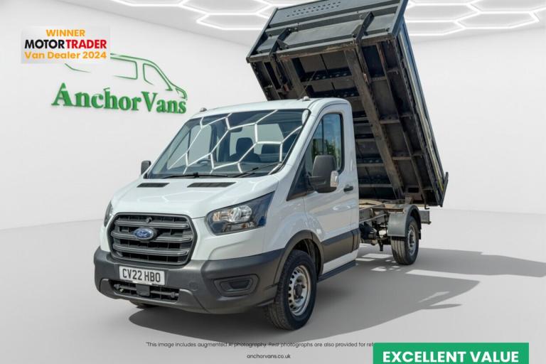 2022 Ford Transit Tipper MWB L2 350 Leader EURO 6 Tipper Diesel Manual