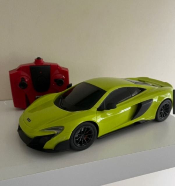 McLaren Remote Control Car - Good Condition, Bright Yellow