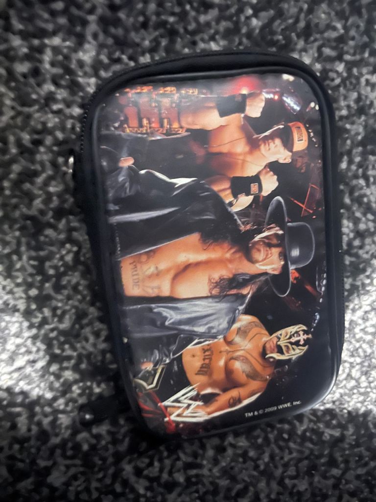 WWE Wrestling Pencil Case / Small Pouch – Good Condition