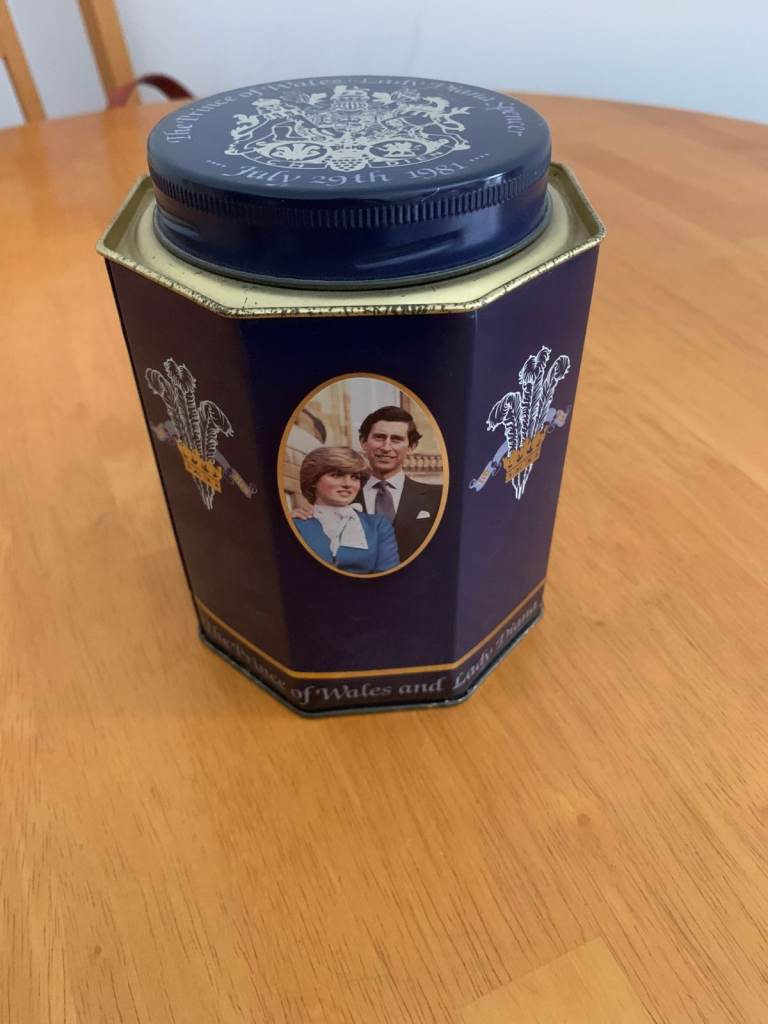 Prince Charles And Lady Diana Spencer Wedding, July 29th 1981 Tea Tin