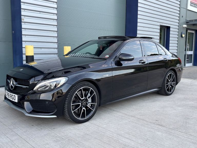 MERCEDES C CLASS C43 3.0 V6 AMG BITURBO PREMIUM 4 DOOR SALOON 41K WITH ...