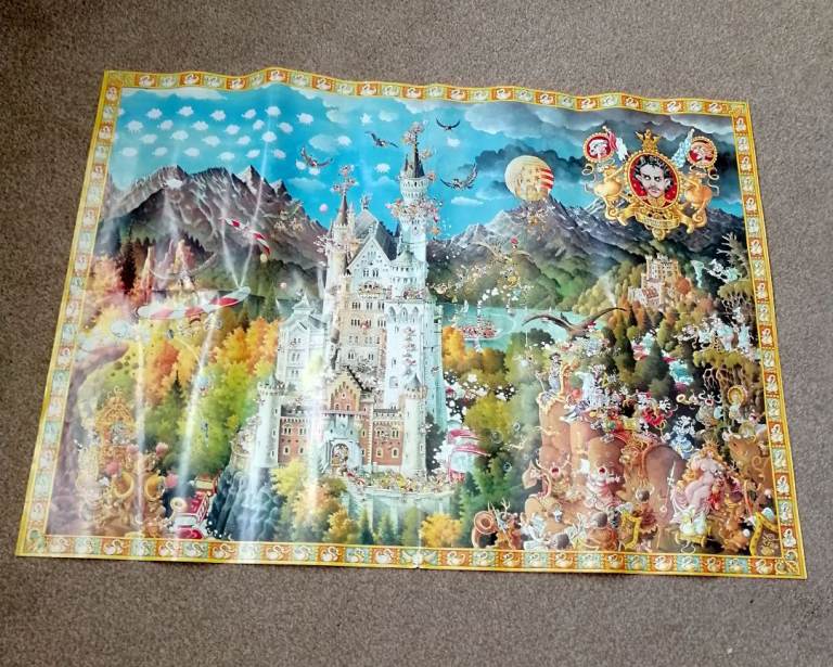 Heye Jigsaw Puzzle Bavarian Dream 4000 Piece Complete Puzzle Pieces Bag Unopened