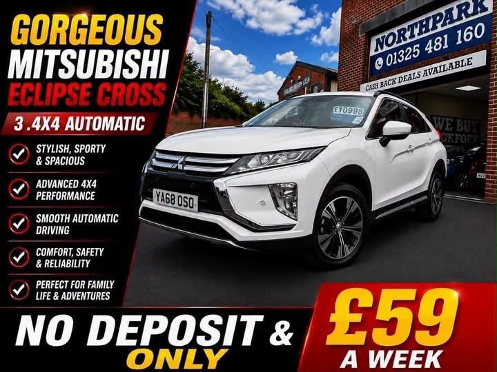 2018 Mitsubishi Eclipse Cross 1.5 3 5dr CVT 4WD HATCHBACK Petrol Automatic