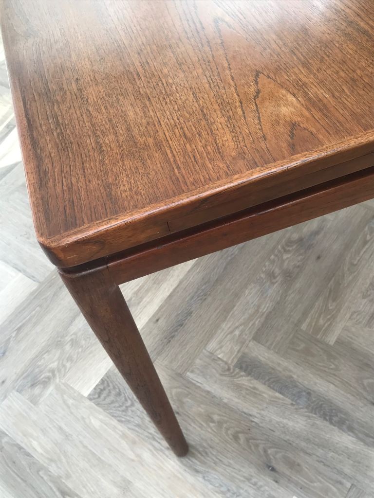 Vintage danish designer +Johannes Andersen+ extending Dining Table 