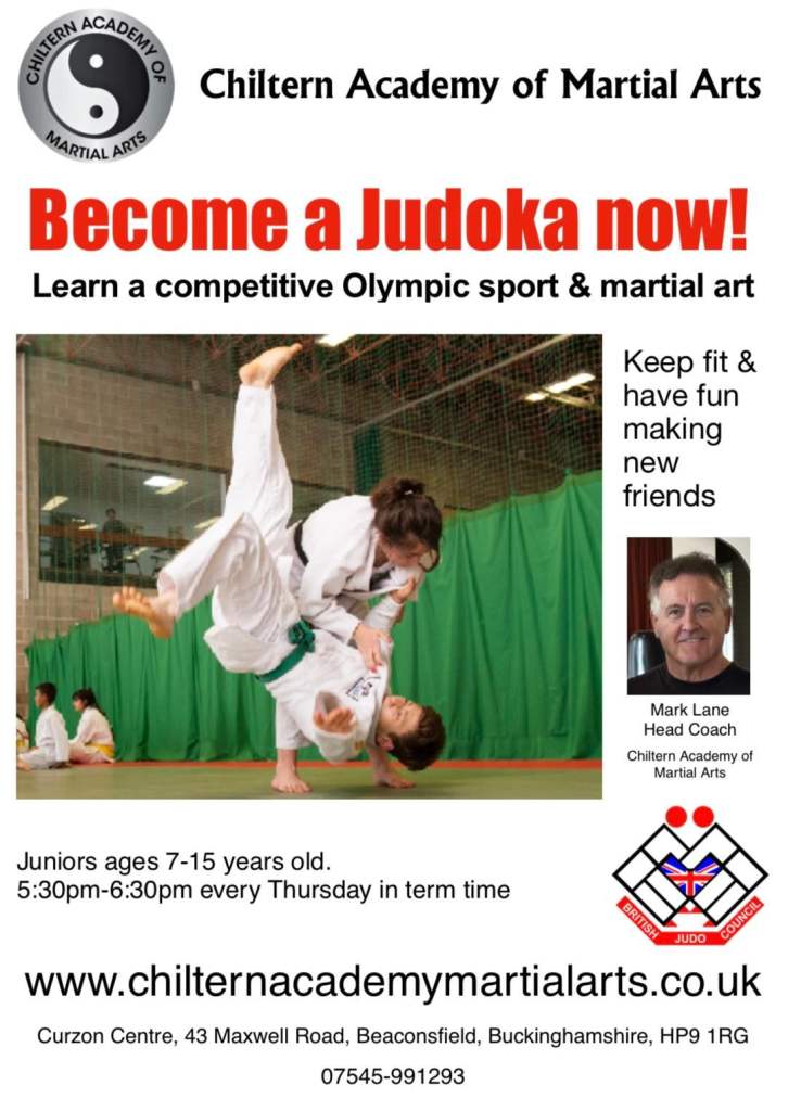 Judo classes in Beaconsfield every Thursday