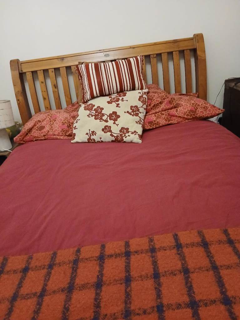 Solid Wood  3/4 size bed from Nancy Smillie