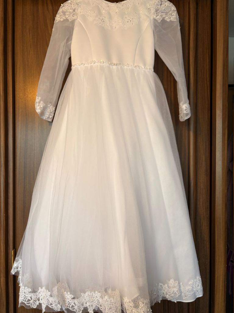 First Holy Communion Dress, Age 8 Years