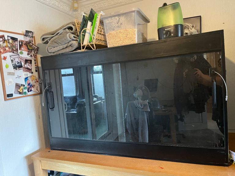 5ft x 2ft x 3ft Black Vivarium - PLEASE READ DESCRIPTION