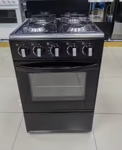 Brand New Black Freestanding Gas Cooker with Oven