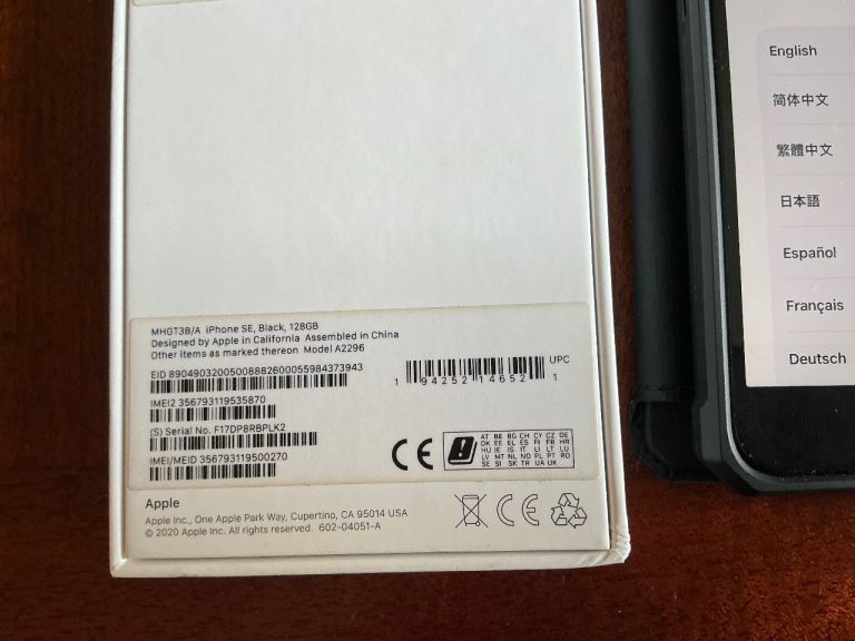 iPhone SE 2020 Black